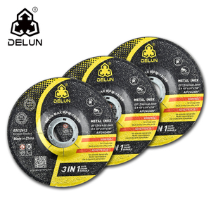  DELUN 25Pcs 4-1/2 Inch X 1/4 Inch X 7/8 Inch 36 Grits Grinding Wheels Grinding Discs Fit for Angle Grinders Material Removing