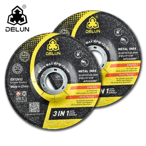 DELUN Disc Wholesale 5 Inch Grinding Disc Aluminum Oxide 25 Pack Auto Body Sanding Grinding Wheel (40 Grit) 