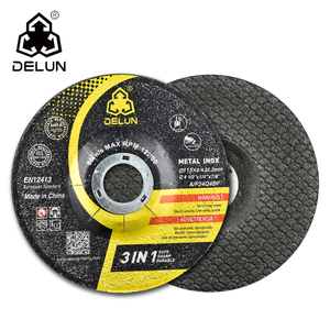  DELUN Grinding Wheels Grinding Discs 4-1/2'' x 1/4'' x 7/8'' Grinder Wheel Center Metal Aggressive Grinding for Angle Grinders-25 Pack