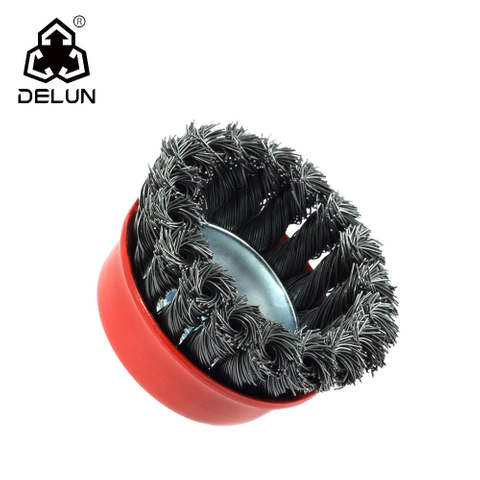 DELUN China Factory Supplier of 2.5 Inch twisted cup brush with Outstanding Performance
