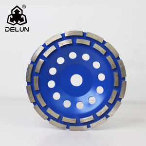 DELUN High Speed Diamond Concrete Grinding Wheel 4 1/2 Inch for Polishing And Cleaning Stone Concrete Surface