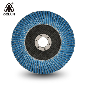 DELUN 4Inch Flap DIsc with Good Performance and have MPA Certificate.