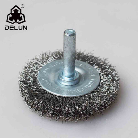 DELUN Stainless Steel Wire Wheel Brushes Kit for Drill with 1/4-Inch Shank Wire Wheels for Power-Operated Grinders