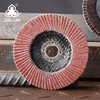 DELUN China European Standard 4 1/2 Inch 60 Grit Aluminium Oxide Abrasive Flap Disc for Rust 