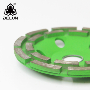 DELUN 18 Turbo Segments 4.5" Diamond Grinding Wheels for Concrete Or Masonry Medium Bond