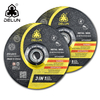 DELUN China factory Abrasives 7" x 1/4" x 7/8" T27 Pipeline Cutting & Light Grinding Wheel