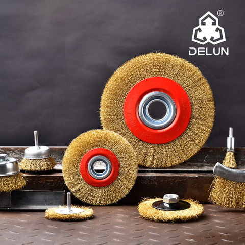 DELUN Selling Well Products4 Inch 100mm Wire Brush for Rust Remove