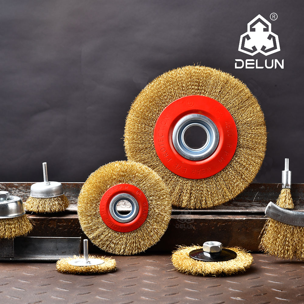 DELUN Best-selling Modity Wire Brush for Grinder 4 Inch 100mm Withcompetitive Price