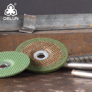 DELUN China Manufactures 100mm Type 42 Sandpaper Aluminium Oxide abrasive Grinding disc for Steel 