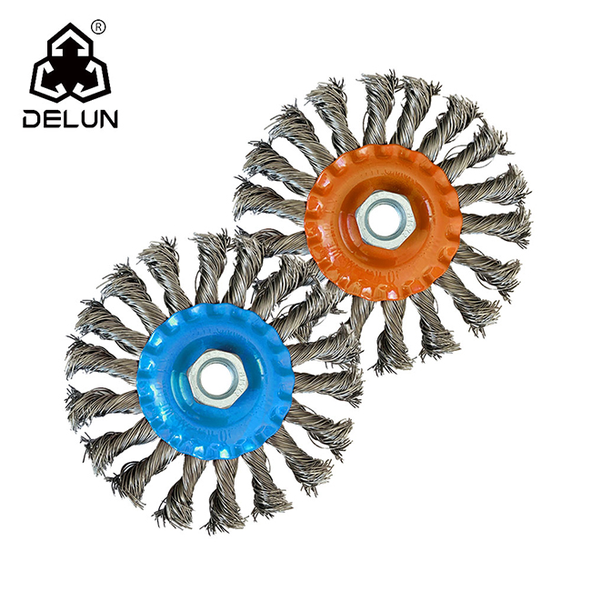 DELUN Recommended Goods Knotted Steel Welding Wire Brush in The USA Market