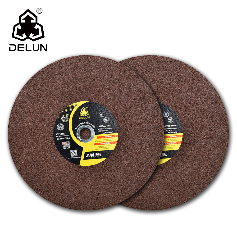 DELUN China Factory High Performance 14 Inch Aluminum Oxide Cutting Off Wheel 
