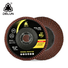 DELUN 4 Inch 100mm Flap Wheel with Long Duration Time Accept Custom Made