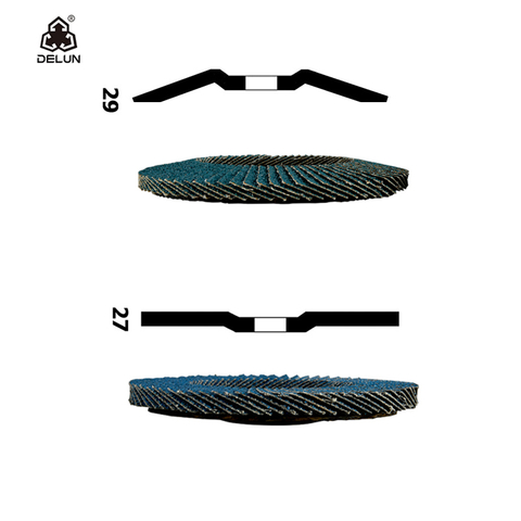 DELUN Flap Disc P60 125mm 5 Inch for Rust Removel Polishing