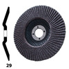 DELUN Flap Disc P60 125mm 5 Inch for Rust Removel Polishing