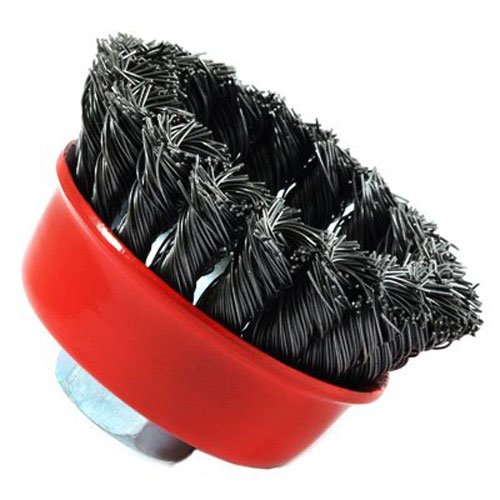 How are twisted wire brushes made?