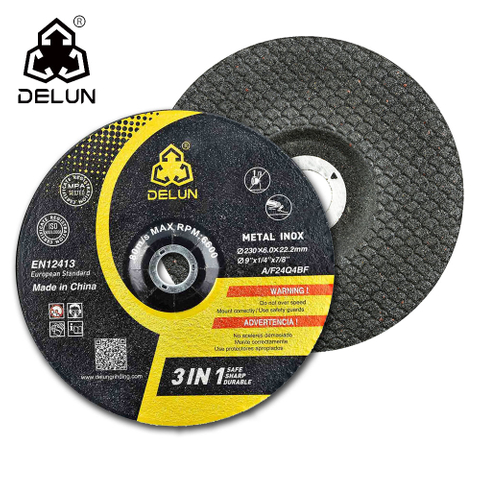 DELUN 4'' Flexible Grinding Disc 100x2.8x16mm Grinding Wheel