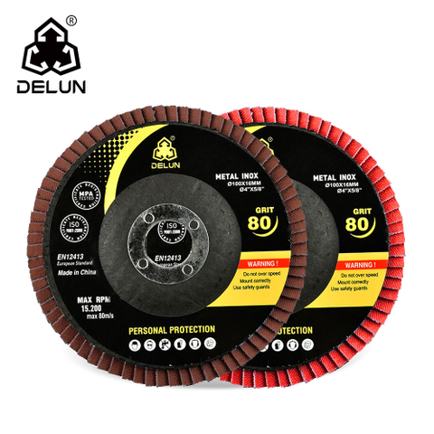 DELUN China Supplies Internaional Flap Wheel For Metal