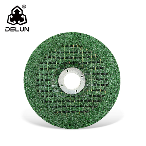 DELUN 4 Inch Aluminum Oxide Double Nets Grinding Disc 