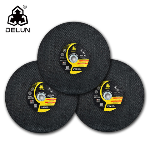 DELUN 4.5'' 125mm Cutting Abrasive Disc Various Color Hot Sale For Metal Tube