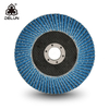 DELUN 6inch Factory Direct Calcined Aluminum Oxide Flap Disc for Stone And Metal