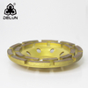 DELUN 7" Aggressive Grinding Wheel #18/20 Diamond 5/8"-11 Arbor for Paint Coating Removal