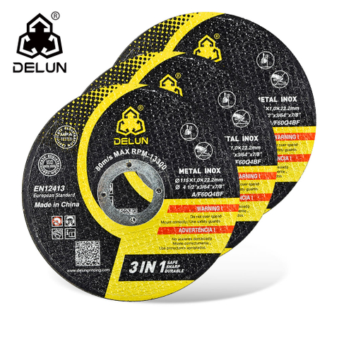 DELUN Ultra-thin 115 Mm Copper Cutting Wheel for Metal Or Inox Using on Angle Grinder
