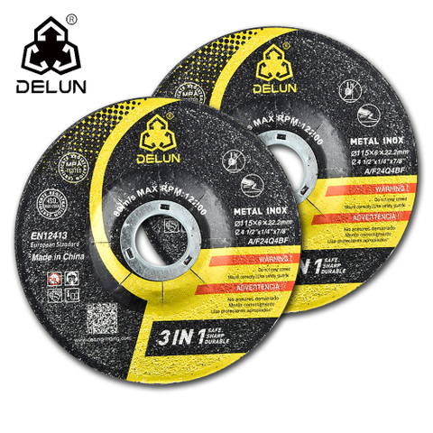  DELUN 4-1/2 Inch X 1/4 Inch X 7/8 Inch Grinding Wheel Center Metal Stainless Steel Grinding Disc Grind Wheel Surface Grinding Wheels Fit for Grinding