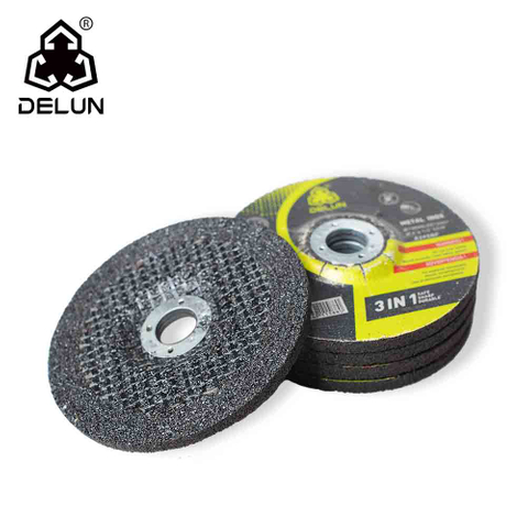 DELUN Abrasives 4" X 1/4''x5/8" Premium High Density Zirconia Type 27 Grinding Disc 40 Grit 