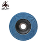 DELUN 5inch 125mm Durable Using Flap Disc Wholesale for Metal Polishing Custom Made with ISO And Free Samples