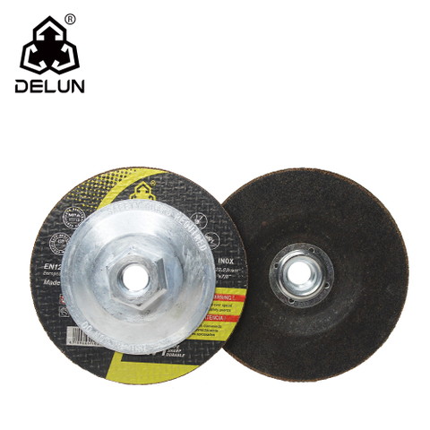  DELUN 50 Grit 4.5" X 1/4" X 5/8" Grinding Wheel Grinding Disc for Strong Grinding of Metal Surfaces
