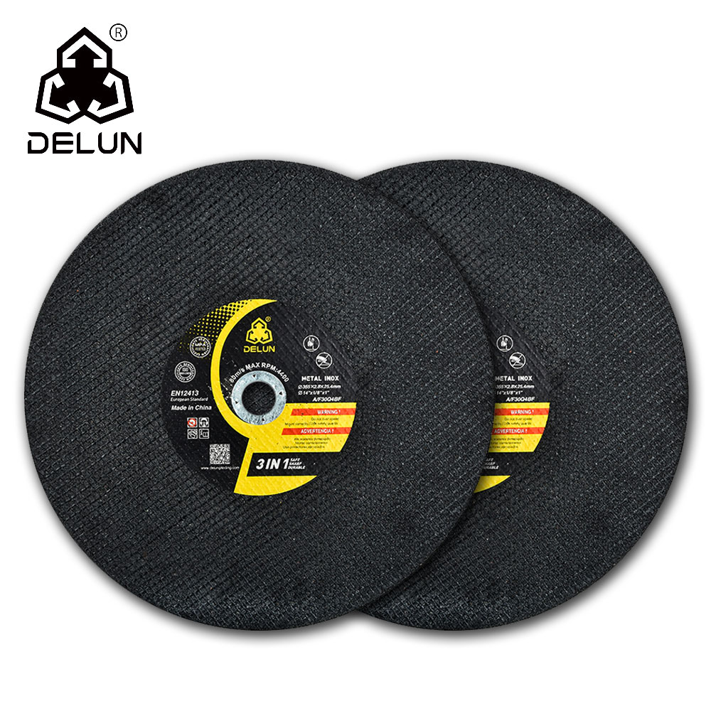 DELUN China Supplier High Quality 14 Inch 355 Mm Type 41 Thinnest Aluminum Disc De Corte Wood