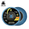 DELUN 6inch Factory Direct Calcined Aluminum Oxide Flap Disc for Stone And Metal