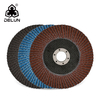 DELUN 125mm Best-selling Modity OEM Service And Free Sample 125mm Flap Disc 40 Grit