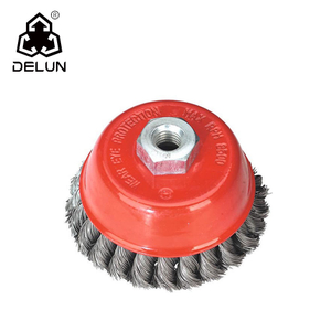 DELUN 5 Inch Knotted Bevel Wheel Brush Top Factory Direct Sale Competitive Price Ultrafast Brush Product No Reviews Yet