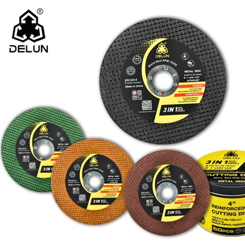 DELUN 4 Inch International Standard Cutting Disc for Polishing And Grinding by China Factory