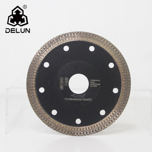 DELUN 7 inch Segmented Diamond Saw Blade Dry or Wet Cutting General Purpose for Concrete Stone Brick