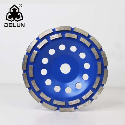 DELUN High Speed Diamond Concrete Grinding Wheel 4-1/2 Inch for Polishing And Cleaning Stone Concrete Surface