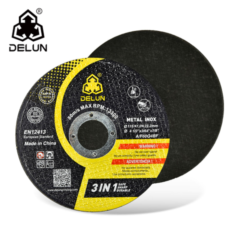 DELUN Most Popular Long Duration Time 4.5 Inch Cutting Disc Wholesale Price for Angle Grinder
