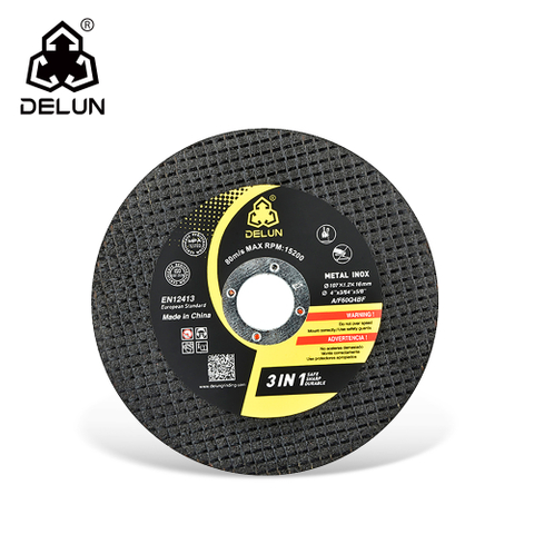 DELUN High Quality 4 inch/107mm Cutting Disc Hot Sell International Standard For Grinder