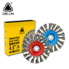 China Brand DELUN 4 .5 Inch Twisted Wheel Brush WIth EN12413 Certificate