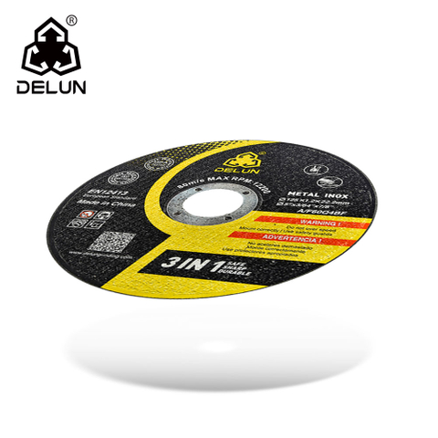 DELUN China Supplier 7inch 180x1.6x22mm EN12413 Abrasives Metal Tools Stainless Steel Cutting Disc