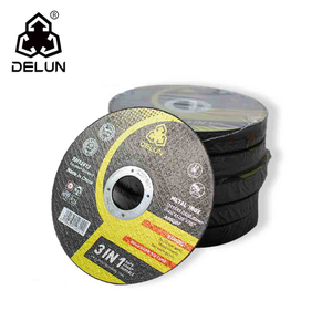 DELUN 4.5 Inch 115mm Cut Off Wheel Metal & Stainless Steel Cutting Disc for Angle Grinder