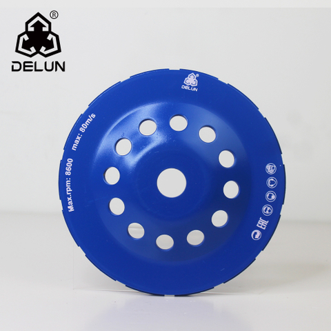 DELUN New Arrivals 115 Wheel Double Raw Grinding Valheim For Concrete Floor
