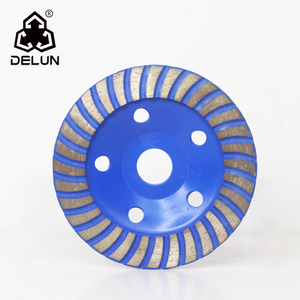  DELUN High Speed 100 Mm Hot Sale Durable Diamond Metal Polishing Aluminum Oxide Grinding Discs 4 Inch For Grinder