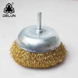 DELUN Abrasive Wire Cup Brush Assorted Cup Brushes for Clean Stripping Drill Attachment