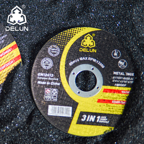 DELUN China Most Popular Long Duration Time 4.5 Inch Cutting Disc Wholesale Price for Angle Grinder