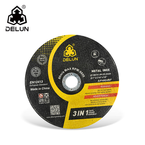 DELUN Customized 7 Inch Cutting Disc for Metal High Quality OEM Supported Abrasive Tools Hot Sale EN12413 Standard
