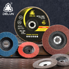 DELUN 5 Inch China Supplier with OEM Service And Free Sample 125mm Flap Disc 40 Grit