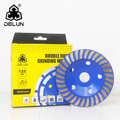 DELUN Long Duration Time 115 Mm Hot Press Net Wave Diamond Saw Blades Free Samples 4.5 Inch For Gem Cutting
