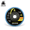 DELUN 6inch Factory Direct Calcined Aluminum Oxide Flap Disc for Stone And Metal